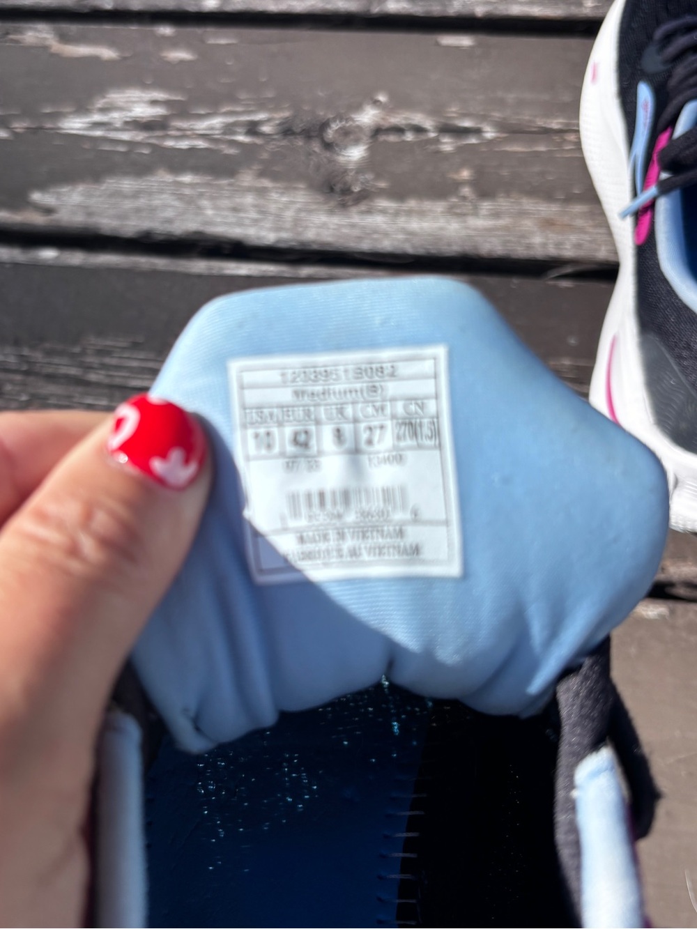 Brooks Black Running Shoe with Light Blue and Pink Accents - Picture 6 of 9